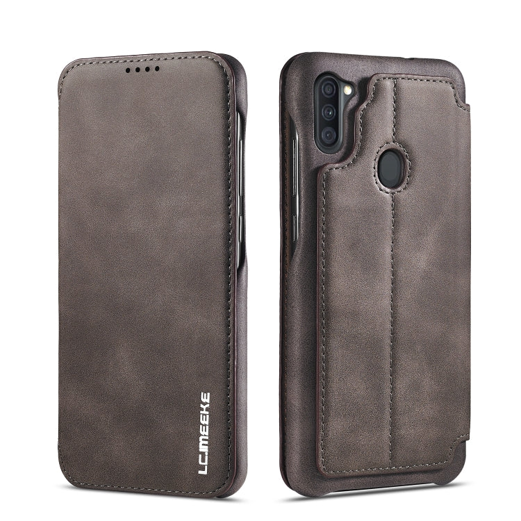 LC.IMEEKE Hon Ancient Series ซองหนังพลิกแนวนอนพร้อมตัวยึดและช่องเสียบการ์ด, For Samsung Galaxy Note20 Ultra, For Samsung Galaxy A11 EU Version