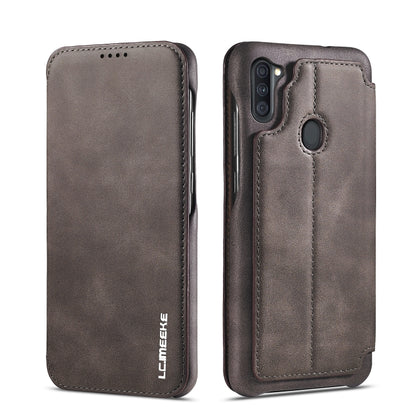 LC.IMEEKE Hon Ancient Series ซองหนังพลิกแนวนอนพร้อมตัวยึดและช่องเสียบการ์ด, For Samsung Galaxy Note20 Ultra, For Samsung Galaxy A11 EU Version