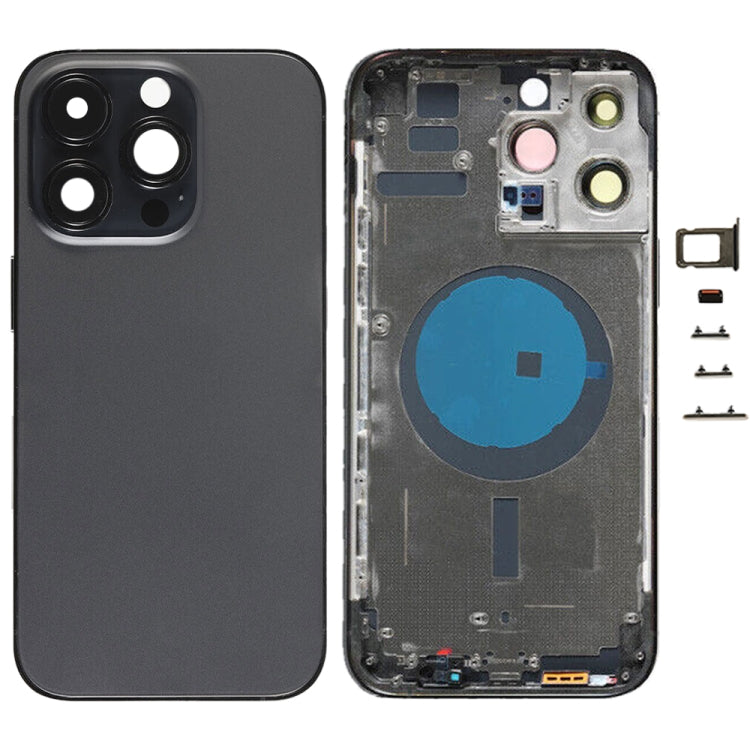 ฝาหลังแบตเตอรี่สำหรับ iPhone 14 Pro Max พร้อมปุ่มด้านข้างและถาดใส่การ์ด, US Version, China Version, CE EU Version