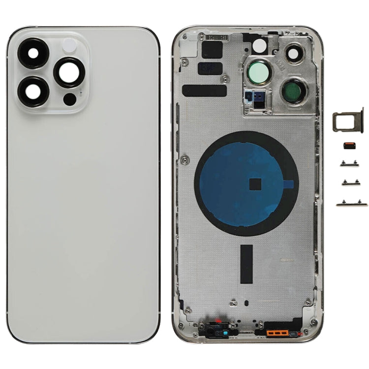 ฝาหลังแบตเตอรี่สำหรับ iPhone 14 Pro Max พร้อมปุ่มด้านข้างและถาดใส่การ์ด, US Version, China Version, CE EU Version