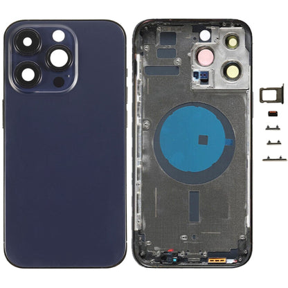 ฝาหลังแบตเตอรี่สำหรับ iPhone 14 Pro Max พร้อมปุ่มด้านข้างและถาดใส่การ์ด, US Version, China Version, CE EU Version