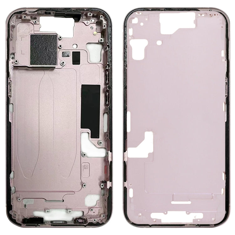 สำหรับ iPhone 15 แผ่นขอบกลางพร้อมปุ่มด้านข้าง + ถาดใส่การ์ด, CE EU Version, US Version, China Version