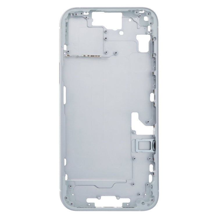 สำหรับ iPhone 15 Plus แผ่นขอบกลางพร้อมปุ่มด้านข้าง + ถาดใส่การ์ด, China Version, US Version, CE EU Version