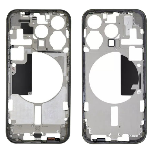 สำหรับ iPhone 15 Pro แผ่นขอบกลางพร้อมปุ่มด้านข้าง + ถาดใส่การ์ด, China Version, US Version, CE EU Version