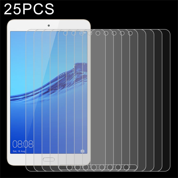 ฟิล์มกระจกนิรภัยป้องกันการระเบิด PCS 9H HD 25 ชิ้น, For Huawei MatePad 10.8, For Huawei Tablet C5 8.0, For Huawei Tablet C5 10.4, For Huawei Tablet C3 8.0, For Samsung Galaxy Tab A7 T500