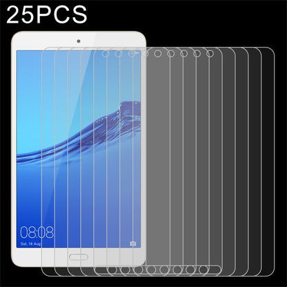 ฟิล์มกระจกนิรภัยป้องกันการระเบิด PCS 9H HD 25 ชิ้น, For Huawei MatePad 10.8, For Huawei Tablet C5 8.0, For Huawei Tablet C5 10.4, For Huawei Tablet C3 8.0, For Samsung Galaxy Tab A7 T500