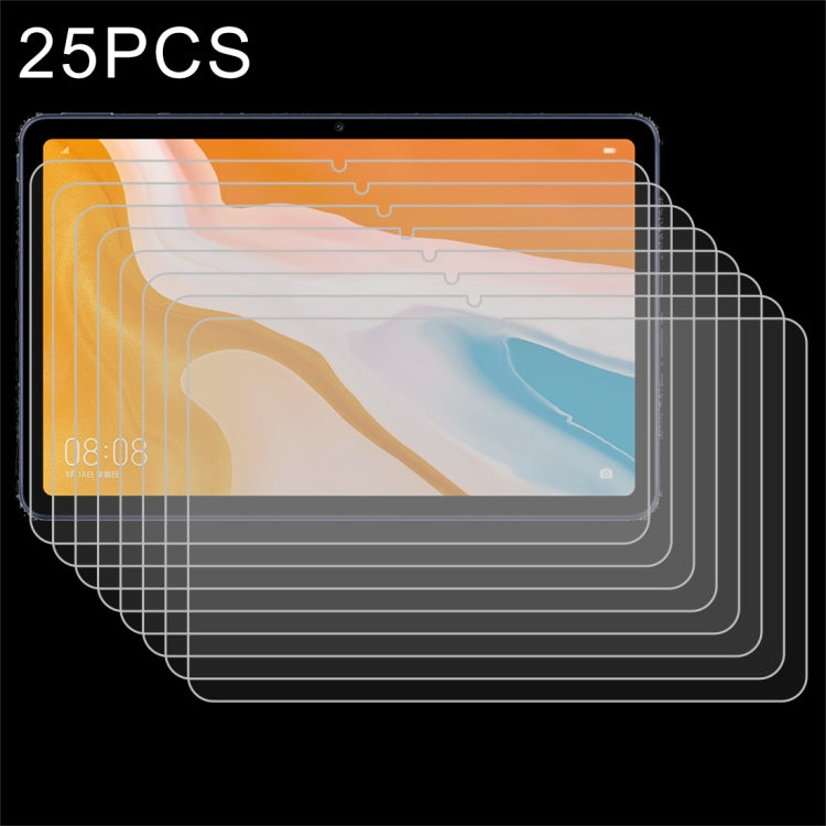 ฟิล์มกระจกนิรภัยป้องกันการระเบิด PCS 9H HD 25 ชิ้น, For Huawei MatePad 10.8, For Huawei Tablet C5 8.0, For Huawei Tablet C5 10.4, For Huawei Tablet C3 8.0, For Samsung Galaxy Tab A7 T500