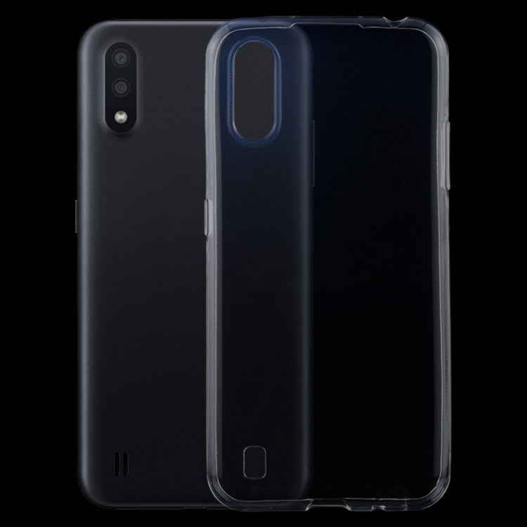 0.75 มม. บางเฉียบโปร่งใส TPU เคสป้องกัน, For Samsung Galaxy M01, For OPPO Realme C15, For Sony Xperia 5