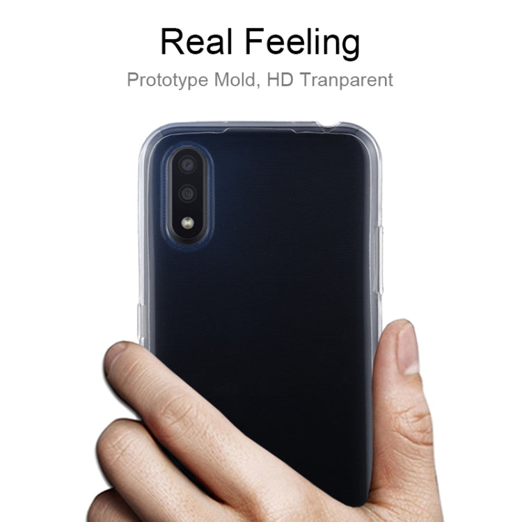 0.75 มม. บางเฉียบโปร่งใส TPU เคสป้องกัน, For Samsung Galaxy M01, For OPPO Realme C15, For Sony Xperia 5