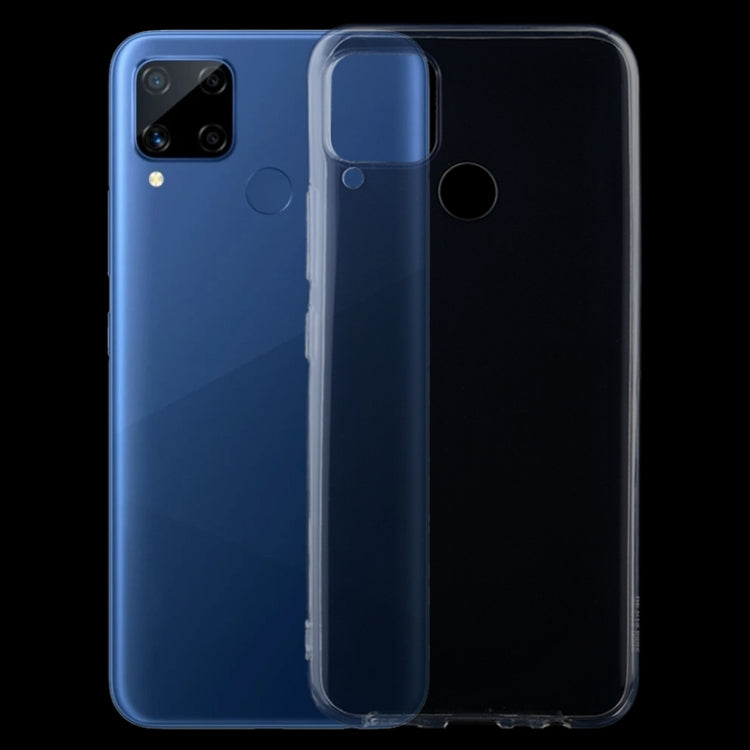 0.75 มม. บางเฉียบโปร่งใส TPU เคสป้องกัน, For Samsung Galaxy M01, For OPPO Realme C15, For Sony Xperia 5