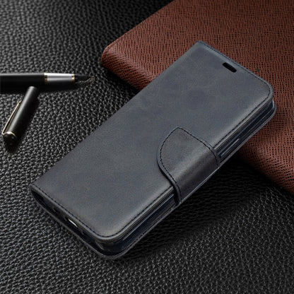 Retro Lambskin Texture ซองหนัง PU พลิกแนวนอนสีบริสุทธิ์สำหรับ iPhone 11 พร้อมตัวยึดและช่องเสียบการ์ดและกระเป๋าสตางค์และเชือกเส้นเล็ก, For iPhone 12 / 12 Pro
