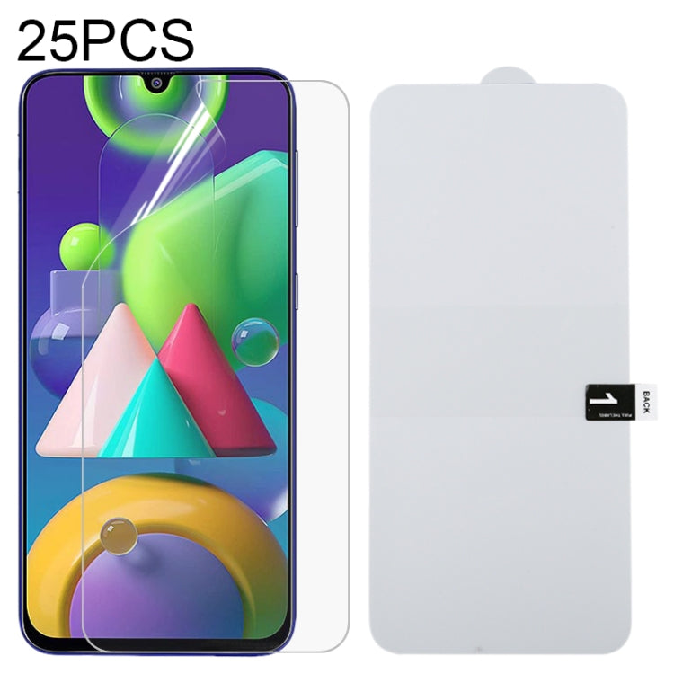 25 PCS เต็มหน้าจอป้องกันฟิล์มไฮโดรเจลป้องกันการระเบิด, For iPhone 12 mini, For iPhone 12 / 12 Pro, For iPhone 12 Pro Max, For Samsung Galaxy A11, For Samsung Galaxy M21, For Samsung Galaxy M31, For Samsung Galaxy A41, For Samsung Galaxy Note20         ...