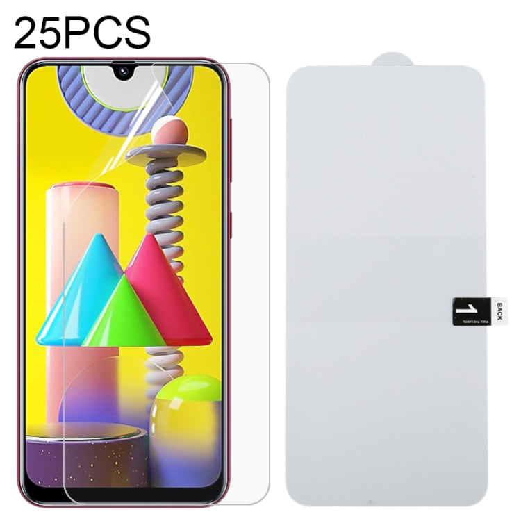 25 PCS เต็มหน้าจอป้องกันฟิล์มไฮโดรเจลป้องกันการระเบิด, For iPhone 12 mini, For iPhone 12 / 12 Pro, For iPhone 12 Pro Max, For Samsung Galaxy A11, For Samsung Galaxy M21, For Samsung Galaxy M31, For Samsung Galaxy A41, For Samsung Galaxy Note20         ...