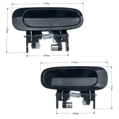 2 ชิ้นรถด้านหลังประตูด้านนอก 69240-02040 + 69240-02040 สำหรับ Toyota Corolla 1998-2002, A3448