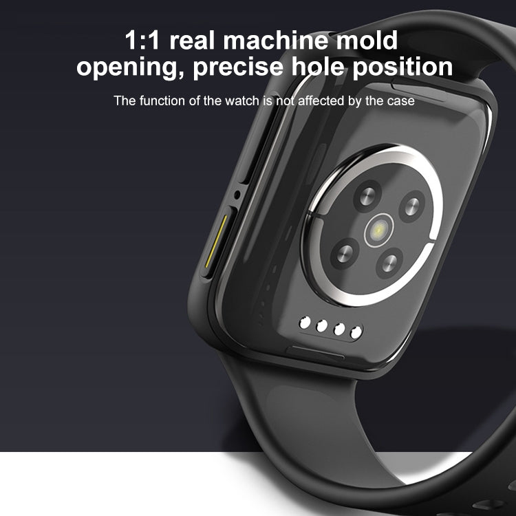 สำหรับ OPPO Watch 46mm Smart Watch เคส TPU, Black+Yellow