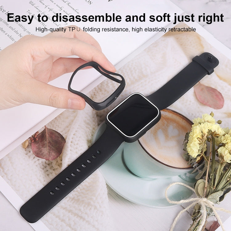 สำหรับ OPPO Watch 46mm Smart Watch เคส TPU, Black+Yellow
