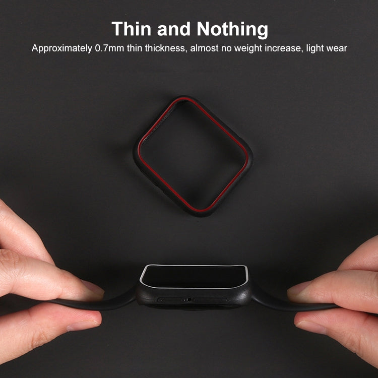 สำหรับ OPPO Watch 46mm Smart Watch เคส TPU, Black+Yellow