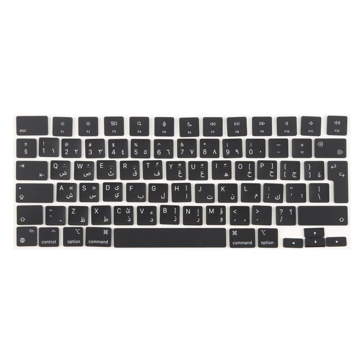 คีย์แคปสำหรับ MacBook รุ่น A2442 A2485 A2779 A2780 A2991 A2992 A2918 เวอร์ชัน UK Big Enter, Arabic, French, Italy, German, Denmark, Sweden, Hungary, Spain, Norway, Russian, Portugal