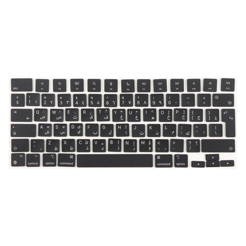 คีย์แคปสำหรับ MacBook รุ่น A2442 A2485 A2779 A2780 A2991 A2992 A2918 เวอร์ชัน UK Big Enter, Arabic, French, Italy, German, Denmark, Sweden, Hungary, Spain, Norway, Russian, Portugal