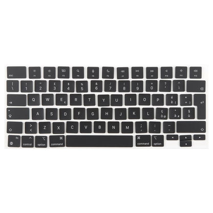 คีย์แคปสำหรับ MacBook รุ่น A2442 A2485 A2779 A2780 A2991 A2992 A2918 เวอร์ชัน UK Big Enter, Arabic, French, Italy, German, Denmark, Sweden, Hungary, Spain, Norway, Russian, Portugal