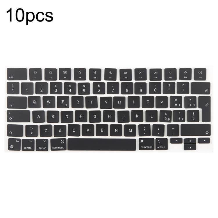สำหรับ MacBook รุ่น A2442 A2485 A2779 A2780 A2991 A2992 A2918 คีย์แคปขนาดใหญ่แบบ UK จำนวน 10 ชิ้น, Arabic, French, Italy, German, Denmark, Sweden, Hungary, Spain, Norway, Russian, Portugal