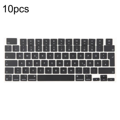 สำหรับ MacBook รุ่น A2442 A2485 A2779 A2780 A2991 A2992 A2918 คีย์แคปขนาดใหญ่แบบ UK จำนวน 10 ชิ้น, Arabic, French, Italy, German, Denmark, Sweden, Hungary, Spain, Norway, Russian, Portugal