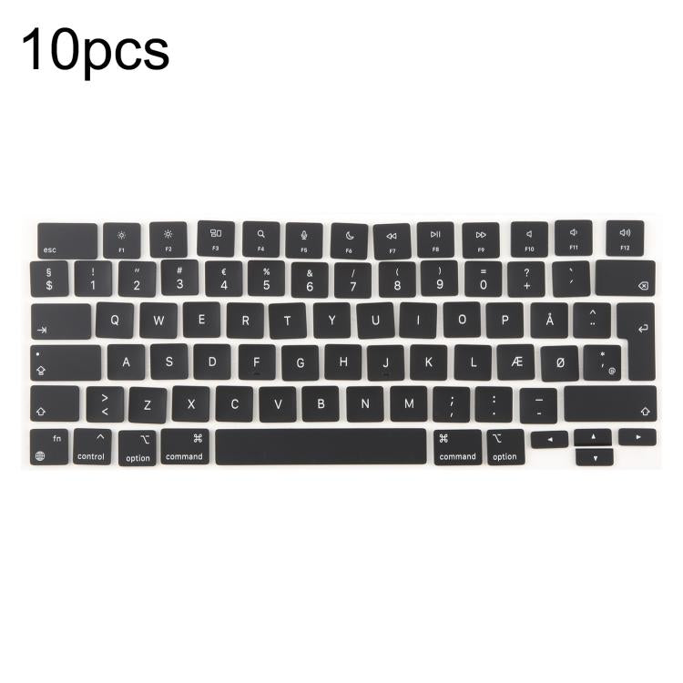 สำหรับ MacBook รุ่น A2442 A2485 A2779 A2780 A2991 A2992 A2918 คีย์แคปขนาดใหญ่แบบ UK จำนวน 10 ชิ้น, Arabic, French, Italy, German, Denmark, Sweden, Hungary, Spain, Norway, Russian, Portugal