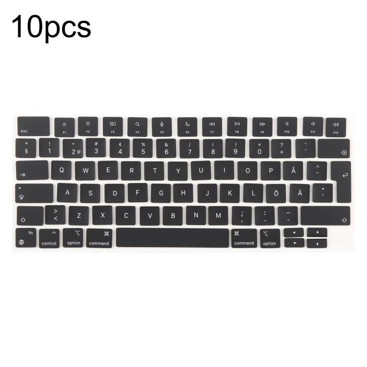 สำหรับ MacBook รุ่น A2442 A2485 A2779 A2780 A2991 A2992 A2918 คีย์แคปขนาดใหญ่แบบ UK จำนวน 10 ชิ้น, Arabic, French, Italy, German, Denmark, Sweden, Hungary, Spain, Norway, Russian, Portugal