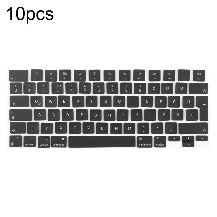 สำหรับ MacBook รุ่น A2442 A2485 A2779 A2780 A2991 A2992 A2918 คีย์แคปขนาดใหญ่แบบ UK จำนวน 10 ชิ้น, Arabic, French, Italy, German, Denmark, Sweden, Hungary, Spain, Norway, Russian, Portugal