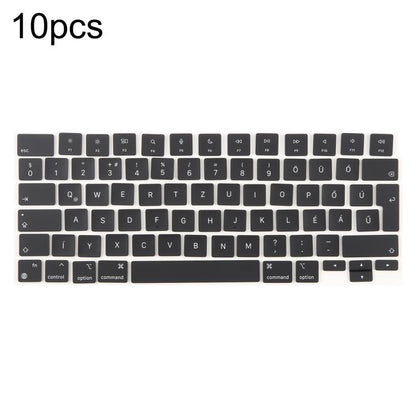 สำหรับ MacBook รุ่น A2442 A2485 A2779 A2780 A2991 A2992 A2918 คีย์แคปขนาดใหญ่แบบ UK จำนวน 10 ชิ้น, Arabic, French, Italy, German, Denmark, Sweden, Hungary, Spain, Norway, Russian, Portugal