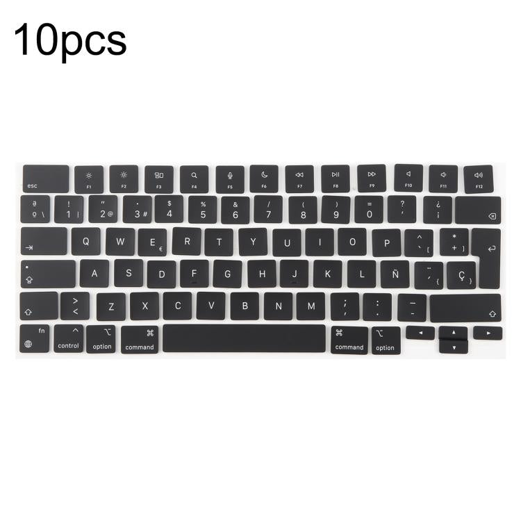 สำหรับ MacBook รุ่น A2442 A2485 A2779 A2780 A2991 A2992 A2918 คีย์แคปขนาดใหญ่แบบ UK จำนวน 10 ชิ้น, Arabic, French, Italy, German, Denmark, Sweden, Hungary, Spain, Norway, Russian, Portugal