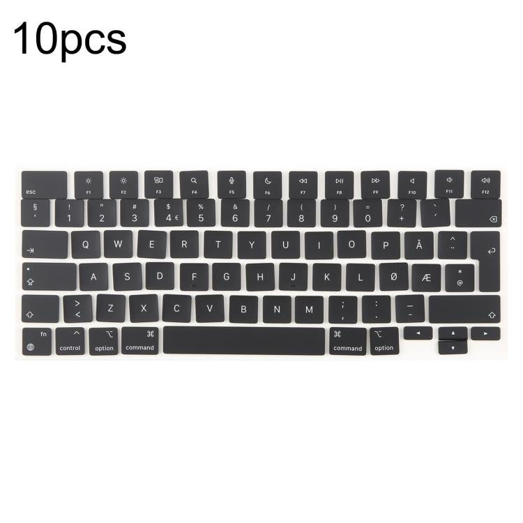 สำหรับ MacBook รุ่น A2442 A2485 A2779 A2780 A2991 A2992 A2918 คีย์แคปขนาดใหญ่แบบ UK จำนวน 10 ชิ้น, Arabic, French, Italy, German, Denmark, Sweden, Hungary, Spain, Norway, Russian, Portugal