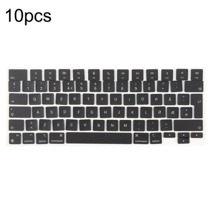 สำหรับ MacBook รุ่น A2442 A2485 A2779 A2780 A2991 A2992 A2918 คีย์แคปขนาดใหญ่แบบ UK จำนวน 10 ชิ้น, Arabic, French, Italy, German, Denmark, Sweden, Hungary, Spain, Norway, Russian, Portugal