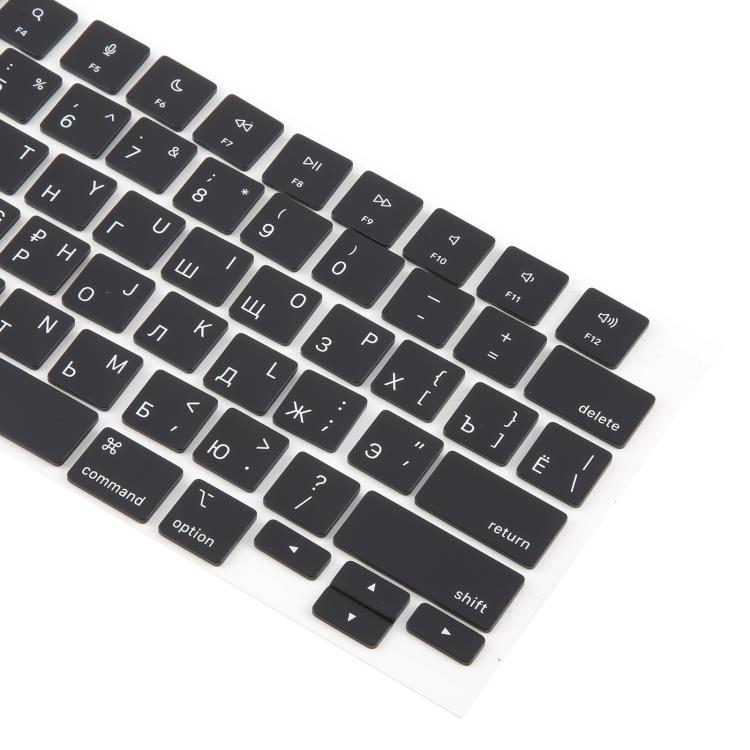 คีย์แคปสำหรับ MacBook รุ่น A2681 A2941 A3113 A3114 เวอร์ชันปุ่ม Enter ขนาดเล็ก (US Small Enter Version), Russian, Korean