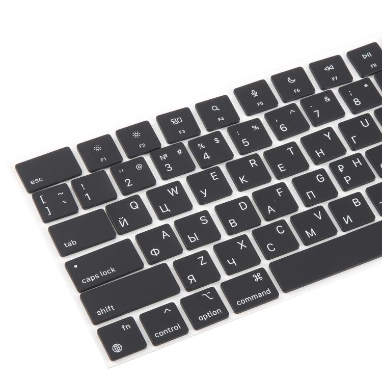 คีย์แคปสำหรับ MacBook รุ่น A2681 A2941 A3113 A3114 เวอร์ชันปุ่ม Enter ขนาดเล็ก (US Small Enter Version), Russian, Korean