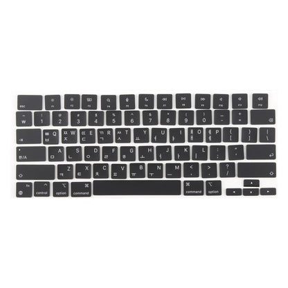 คีย์แคปสำหรับ MacBook รุ่น A2681 A2941 A3113 A3114 เวอร์ชันปุ่ม Enter ขนาดเล็ก (US Small Enter Version), Russian, Korean