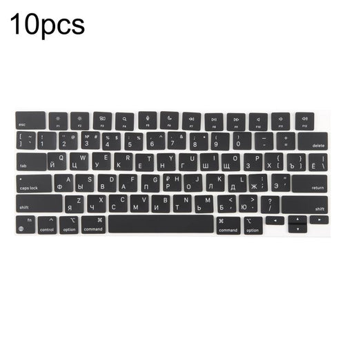สำหรับ MacBook รุ่น A2442 A2485 A2779 A2780 A2991 A2992 A2918 ปุ่มกด Enter ขนาดเล็กแบบ US จำนวน 10 ชิ้น, Russian, Korean