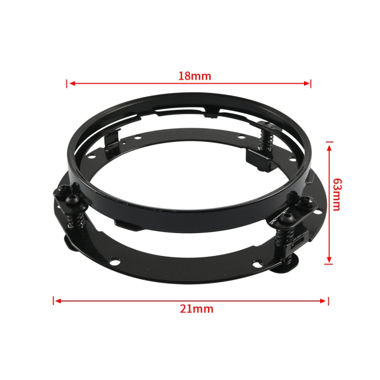 ขายึดแหวนไฟหน้าแบบกลมขนาด 7 นิ้วสำหรับรถจักรยานยนต์ Harley Davidson, 7 inch Round Headlight Ring, 7 inch Round Headlight Bracket