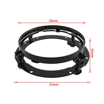ขายึดแหวนไฟหน้าแบบกลมขนาด 7 นิ้วสำหรับรถจักรยานยนต์ Harley Davidson, 7 inch Round Headlight Ring, 7 inch Round Headlight Bracket