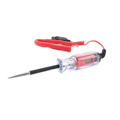 เครื่องทดสอบไฟฟ้ารถยนต์จอแสดงผลดิจิตอล 3-48V, Car Electric Tester