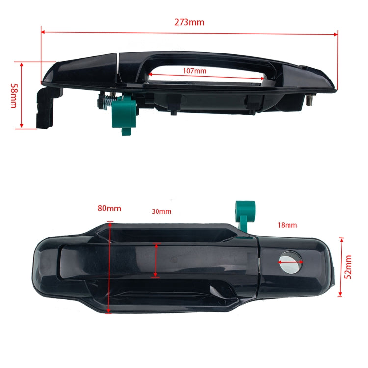 รถซ้ายด้านหน้าประตูด้านนอก 82650-3E010 สำหรับ KIA Sorento 2003-2006, Left Front