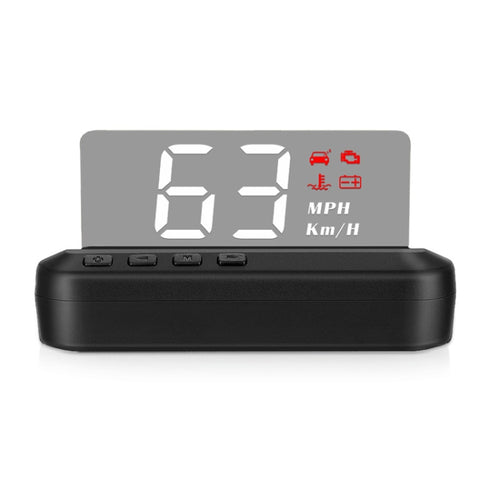 C100 รถ HUD Head-up Display OBD2 รหัสความผิดปกติกำจัด Overspeed / Fault Alarm, C100