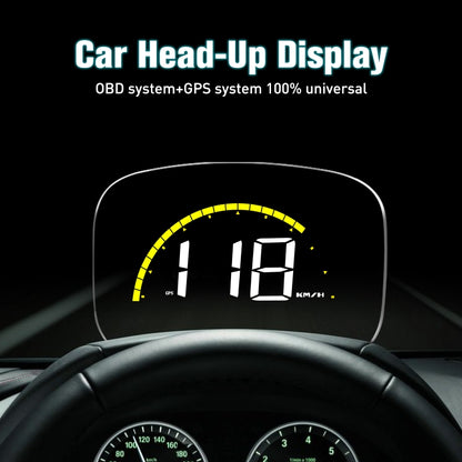 C700S OBD2 + โหมด GPS รถ HUD Head-up Display Fault Alarm, C700S