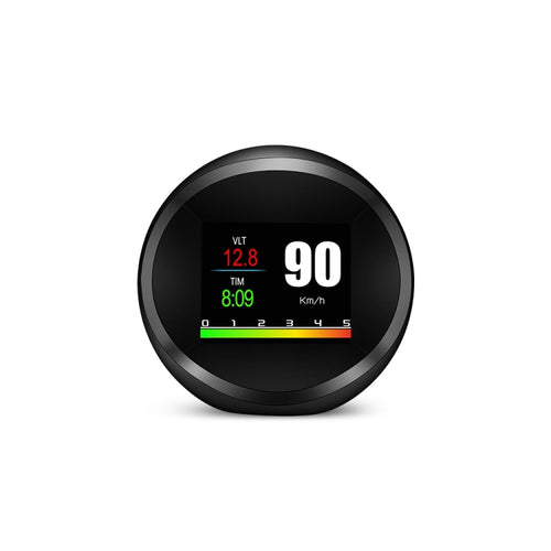 P11 OBD2 + โหมด GPS จอแสดงผลรถยนต์ HUD Head-up อุณหภูมิน้ำ / ความเร็วรถ / แรงดันไฟฟ้า / จอแสดงผลการสิ้นเปลืองน้ำมันเชื้อเพลิง, สัญญาณเตือนความเร็ว, P11