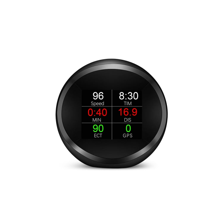 P11 OBD2 + โหมด GPS จอแสดงผลรถยนต์ HUD Head-up อุณหภูมิน้ำ / ความเร็วรถ / แรงดันไฟฟ้า / จอแสดงผลการสิ้นเปลืองน้ำมันเชื้อเพลิง, สัญญาณเตือนความเร็ว, P11