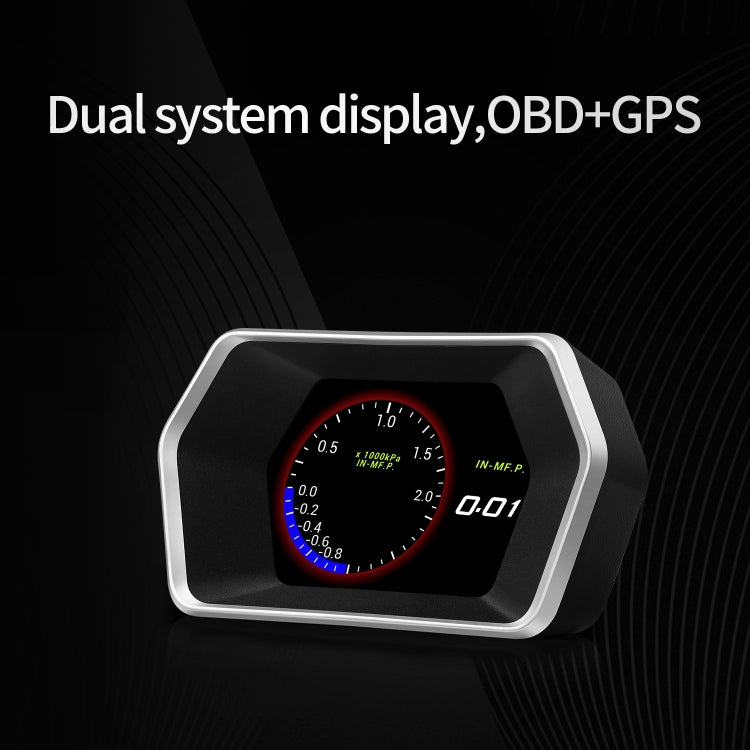 P17 รถ HUD Head-up Display GPS เครื่องวัดความเร็วรถ OBD2 รหัสกำจัดข้อผิดพลาด, P17
