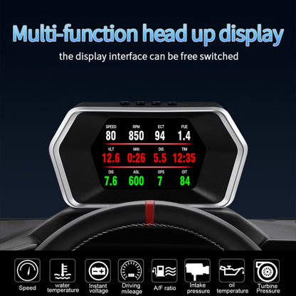 P17 รถ HUD Head-up Display GPS เครื่องวัดความเร็วรถ OBD2 รหัสกำจัดข้อผิดพลาด, P17