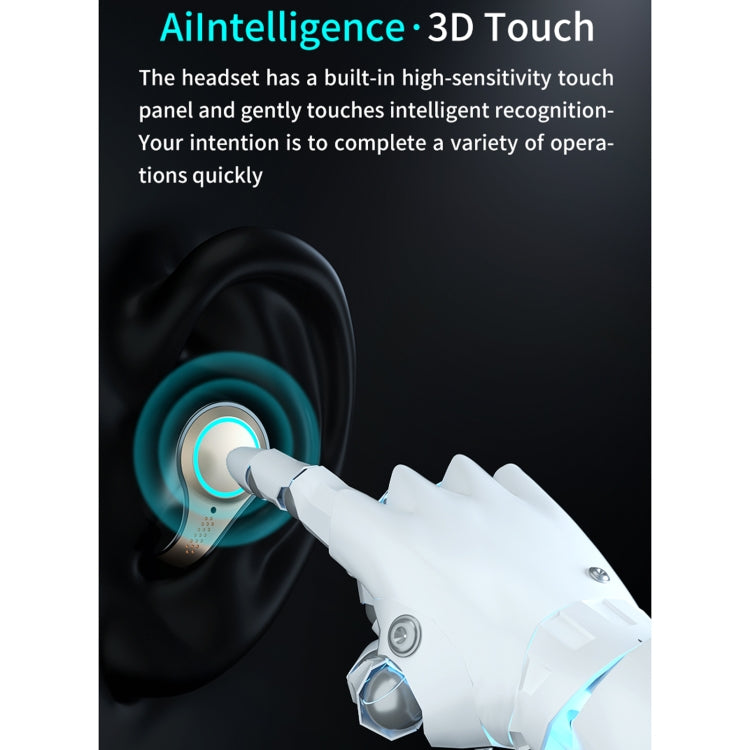 M18 บลูทูธ 5.1 จอแสดงผล LED กันน้ำไร้สาย Bluetooth หูฟังพร้อมกล่องชาร์จ, M18