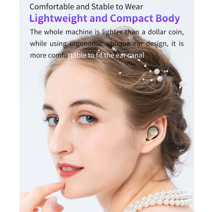 M18 บลูทูธ 5.1 จอแสดงผล LED กันน้ำไร้สาย Bluetooth หูฟังพร้อมกล่องชาร์จ, M18