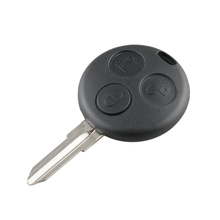 เคล็ดลับกุญแจรถยนต์แบบตรงความถี่ 433.92 สำหรับ Mercedes-Benz Smart 3 ปุ่ม, For Mercedes-Benz Smart